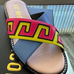 KAT MACONIE SLIP ON SANDALS- Bright